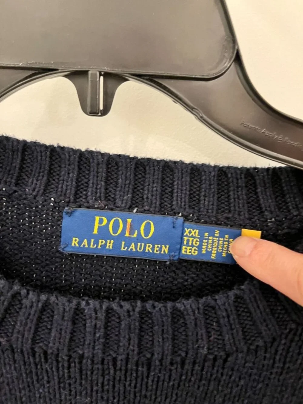 Polo Ralph lauren Men's Polo Bear Cotton-Cashmere Sweater Pullover Sz XXL EUC - Picture 4 of 7